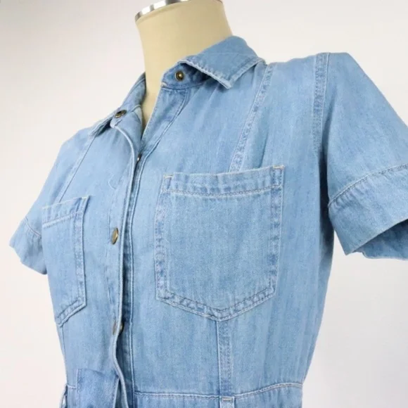 CURRENT/ELLIOTT The Jackie Denim Dress - Picture 5 of 8
